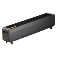 HKM-041235 Graphene Baseboard Heater with Remote Control, Adjustable Thermostat, and Realistic Flame Light