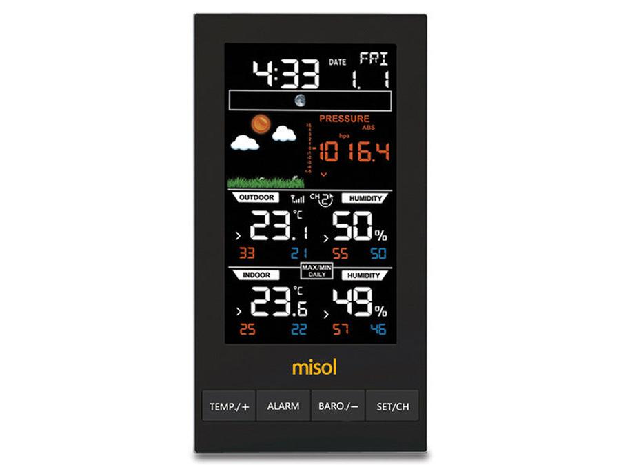 HKM-041299 Wireless Indoor and Outdoor Temperature and Humidity Monitor with Transmission Range of 100 Meters