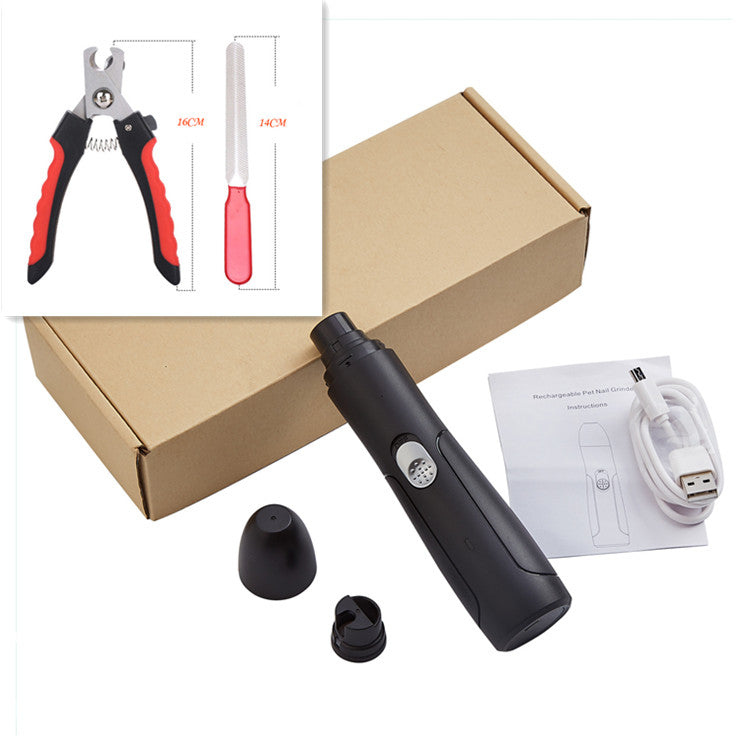 HKM-0413501 Rechargeable USB Pet Automatic Dog Nail Grinder and Clipper