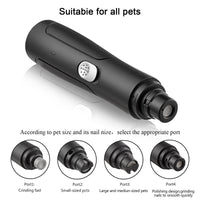 HKM-0413501 Rechargeable USB Pet Automatic Dog Nail Grinder and Clipper