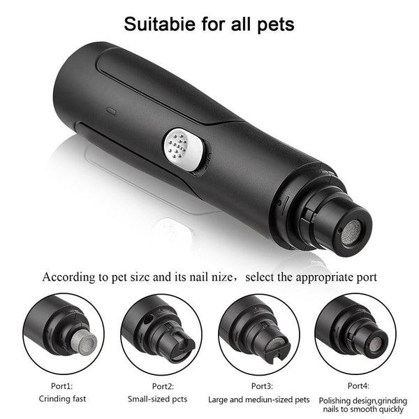 HKM-0413501 Rechargeable USB Pet Automatic Dog Nail Grinder and Clipper