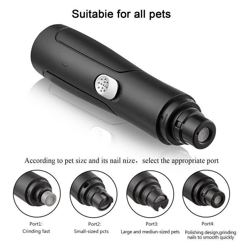 HKM-0413501 Rechargeable USB Pet Automatic Dog Nail Grinder and Clipper