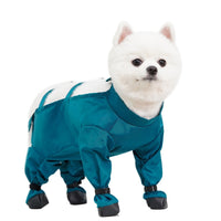 HKM-0414141 Waterproof Pet Diaper Bag Onesie in Peacock Blue - Comfortable Dustproof Pants for Pets