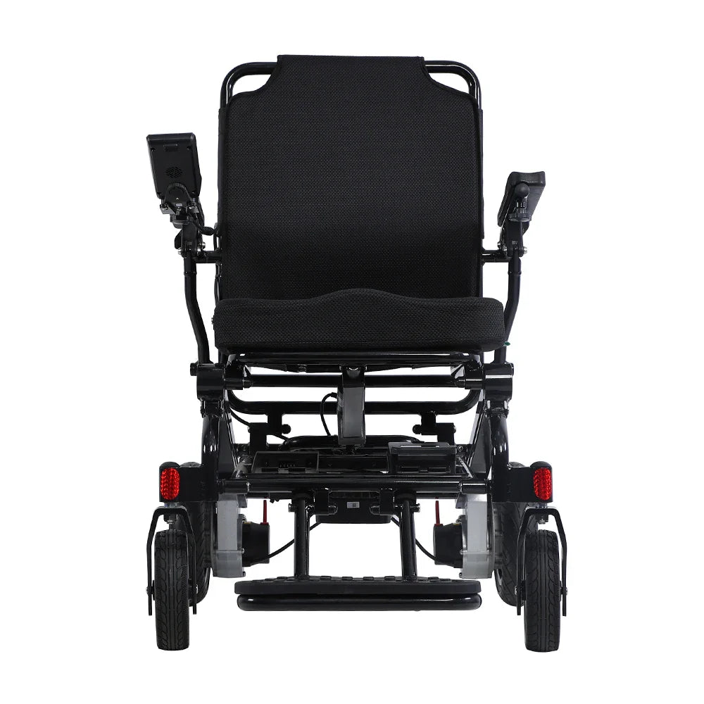 HKM-041491 Compact Folding Electric Wheelchair with Lithium Battery and 20km Driving Range