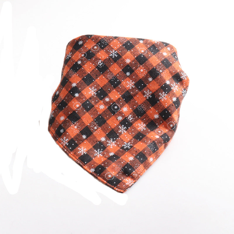 HKM-0416061 Pet Triangle Bandana Scarf Collar Bib - Soft Cloth, Various Colors, Sizes S & M