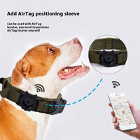 HKM-0417469 Tactical Dog Training Collar Cover - Explosion-Proof Denim in Black, Army Green, and Light Yellow