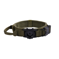 HKM-0417469 Tactical Dog Training Collar Cover - Explosion-Proof Denim in Black, Army Green, and Light Yellow
