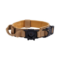 HKM-0417469 Tactical Dog Training Collar Cover - Explosion-Proof Denim in Black, Army Green, and Light Yellow