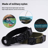 HKM-0417469 Tactical Dog Training Collar Cover - Explosion-Proof Denim in Black, Army Green, and Light Yellow