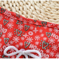HKM-0417853 Festive Red Christmas Dress for Pets - Holiday Outfit in Various Sizes