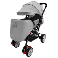 HKM-041811 Lightweight Foldable Baby Stroller with Compact Steel Tube Design for Travel Convenience