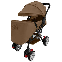 HKM-041811 Lightweight Foldable Baby Stroller with Compact Steel Tube Design for Travel Convenience