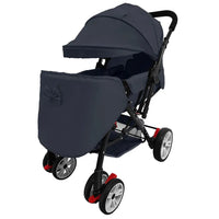 HKM-041811 Lightweight Foldable Baby Stroller with Compact Steel Tube Design for Travel Convenience