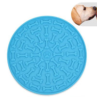 HKM-0419261 Pet Silicone Slow Food Licking Mat with Suction Cups for Dogs - Mess-Free Feeding & Bath Time Convenience