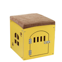 HKM-0419517 Removable and Washable Wooden Pet House for All Seasons, Square Design