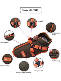HKM-0419901 Olive Green Thick Cotton-Padded Winter Dog Vest for Small and Medium-Sized Dogs
