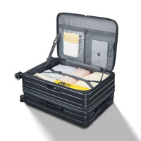 HKM-042003 Expandable 3-Piece Luggage Set with Silent 360° Spinner Wheels and TSA Lock