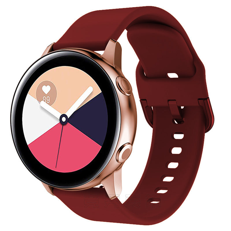 HKM-042131 Universal Silicone Strap for Samsung Galaxy Watch Active2 - 20mm/22mm Options Available