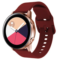 HKM-042131 Universal Silicone Strap for Samsung Galaxy Watch Active2 - 20mm/22mm Options Available