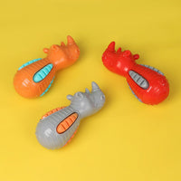 HKM-0422845 Floating Tooth Cleaning Chew Toy for Dental Care - TPR Material, 6.3x6.3x9cm, Available in Red, Blue, Orange, Gray