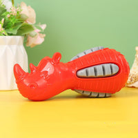 HKM-0422845 Floating Tooth Cleaning Chew Toy for Dental Care - TPR Material, 6.3x6.3x9cm, Available in Red, Blue, Orange, Gray