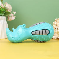 HKM-0422845 Floating Tooth Cleaning Chew Toy for Dental Care - TPR Material, 6.3x6.3x9cm, Available in Red, Blue, Orange, Gray