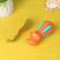 HKM-0422845 Floating Tooth Cleaning Chew Toy for Dental Care - TPR Material, 6.3x6.3x9cm, Available in Red, Blue, Orange, Gray