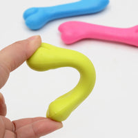 HKM-0423869 Durable Rubber Chew Toy for Dogs - Bite Resistant Bone Shape