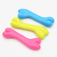 HKM-0423869 Durable Rubber Chew Toy for Dogs - Bite Resistant Bone Shape