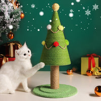 HKM-0424509 Christmas Tree Minimalist Cat Climbing Frame – Fashionable, Wear-Resistant Sisal Design