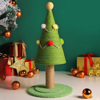 HKM-0424509 Christmas Tree Minimalist Cat Climbing Frame – Fashionable, Wear-Resistant Sisal Design