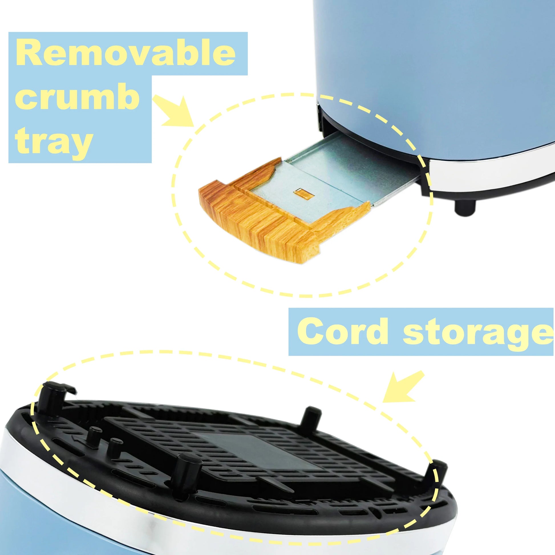 HKM-042515 Customisable Electric Toaster with Digital Display for Household Sandwiches and Bread