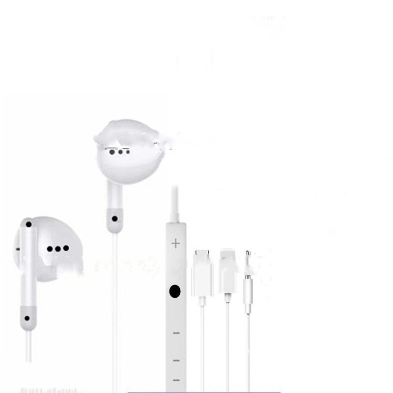 HKM-042515 Wired In-Ear Headphones with Type-C and 3.5mm Jack Compatibility