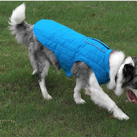 HKM-0425405 Waterproof Reflective Winter Dog Jacket for Small to Large Breeds, Cozy Polyester Pet Coat
