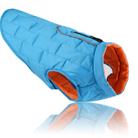 HKM-0425405 Waterproof Reflective Winter Dog Jacket for Small to Large Breeds, Cozy Polyester Pet Coat