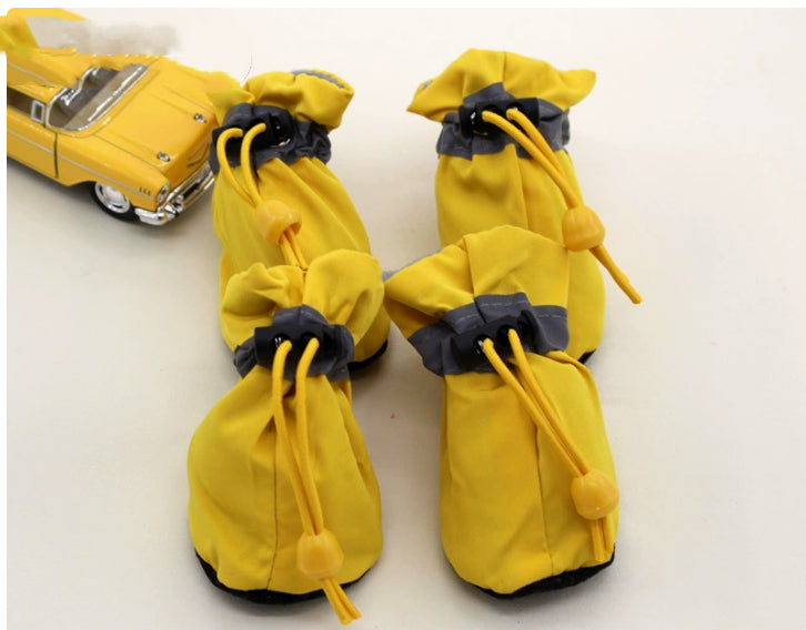 HKM-0427837 Four Seasons Breathable Soft Bottom Dog Shoes - Fleece-Lined & Non-Slip Styles Available