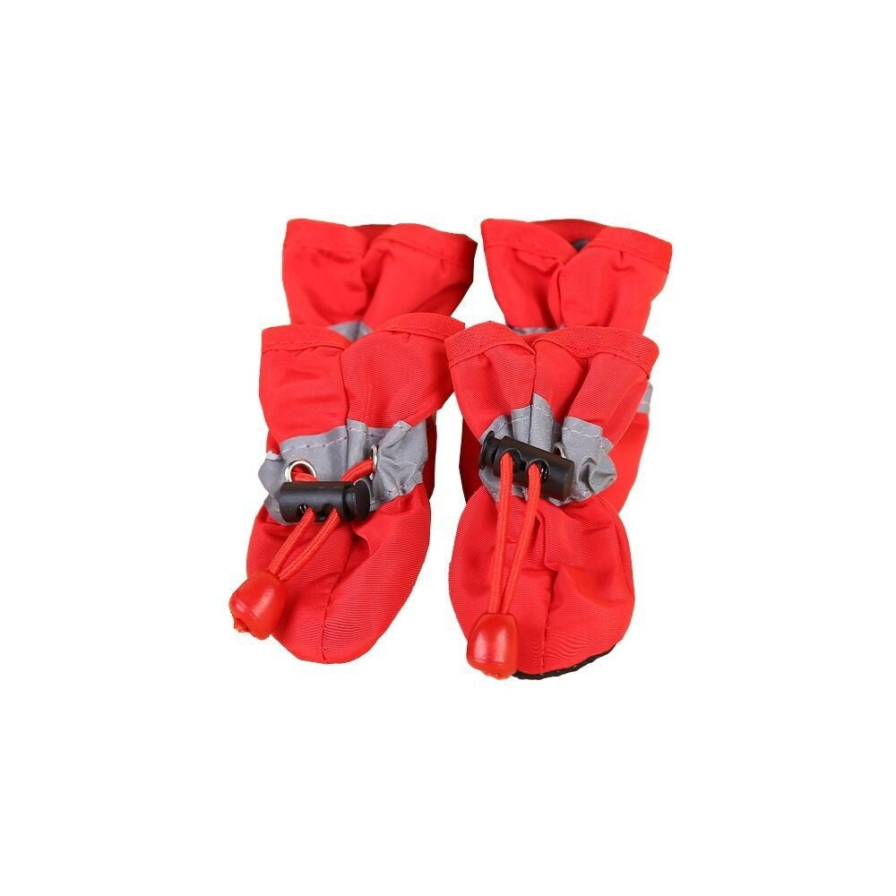 HKM-0427837 Four Seasons Breathable Soft Bottom Dog Shoes - Fleece-Lined & Non-Slip Styles Available