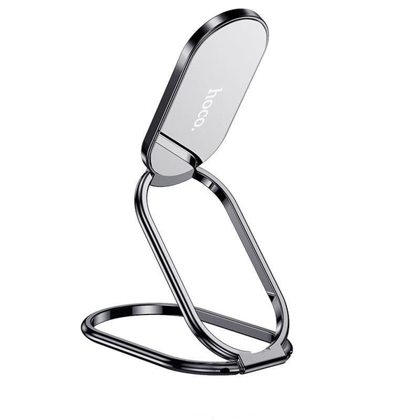 HKM-042835 Metal Folding Mobile Phone Holder - Zinc Alloy with Stable Adhesion for Devices Up to 7 Inches