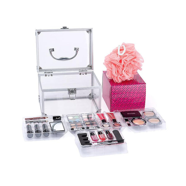 HKM-042835 Multi-Color Makeup Set with Lipstick, Eye Shadow, Nail Polish, and More