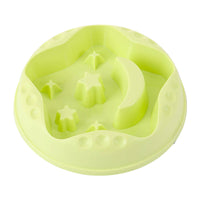 HKM-0428477 Large Capacity Moon Star Wings Slow Feed Dog Bowl for Water and Food