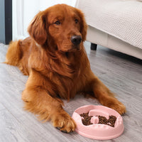 HKM-0428477 Large Capacity Moon Star Wings Slow Feed Dog Bowl for Water and Food
