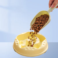 HKM-0428477 Large Capacity Moon Star Wings Slow Feed Dog Bowl for Water and Food