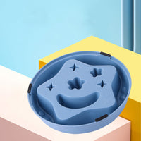 HKM-0428477 Large Capacity Moon Star Wings Slow Feed Dog Bowl for Water and Food
