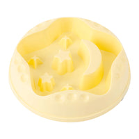 HKM-0428477 Large Capacity Moon Star Wings Slow Feed Dog Bowl for Water and Food