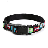 HKM-0428989 Durable Personalized Weaving Mark Pet Collar in Environmental Nylon Webbing