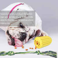 HKM-0429629 Durable Chewy Interactive Dog Toys for Strong Chewers - Corn Cob Design for All Dog Sizes