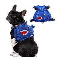 HKM-0430269 Cartoon Dog Breast Strap Backpack for Outdoor Travel - Small, Adjustable, Durable Polyester Design