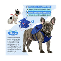 HKM-0430269 Cartoon Dog Breast Strap Backpack for Outdoor Travel - Small, Adjustable, Durable Polyester Design