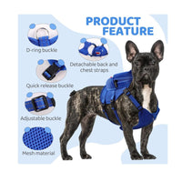 HKM-0430269 Cartoon Dog Breast Strap Backpack for Outdoor Travel - Small, Adjustable, Durable Polyester Design