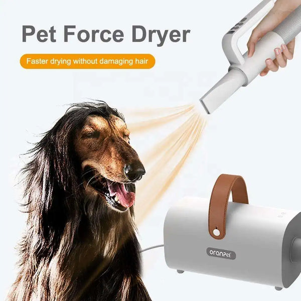HKM-043027 4-in-1 Pet Grooming Vacuum with Clippers, Nail Trimmer, and Brush for Cats and Dogs